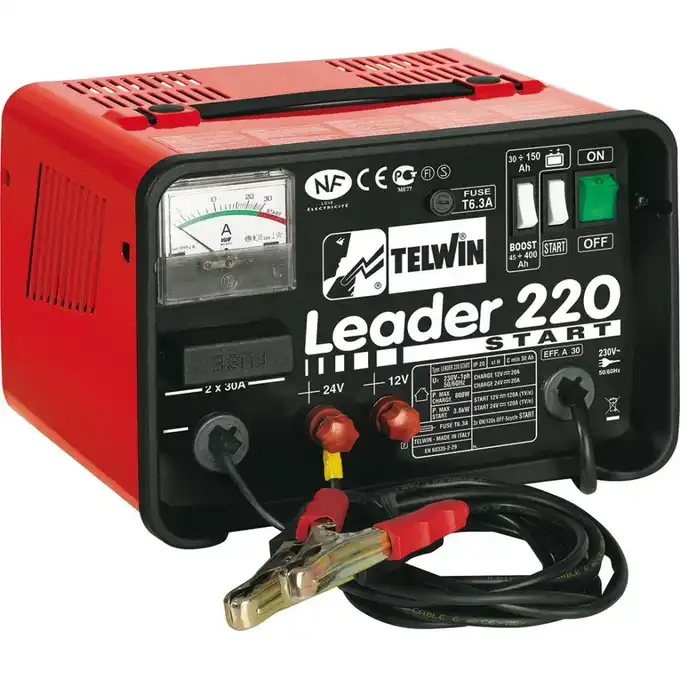 Ładowarka akumulatorów LEADER 220 START 12/24 V