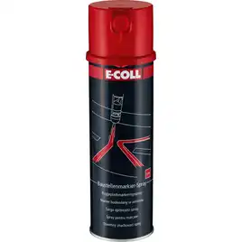 Aerozol do znakowania na budowach,puszka 500 ml ,kolor czerwony E-COLL EE