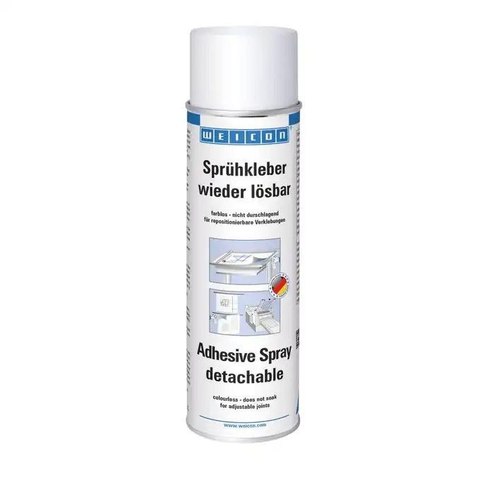 Adhesive Spray for detachable joints