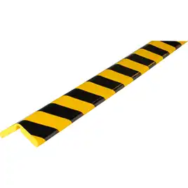 Flex. ochrona narożników typ H+, 1 metr, 60 x 48 mm,  żółty/czarny,  klej elastyczny narożnik