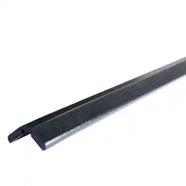Flex. ochrona narożników typ W, 5 metrów, 26x14 mm,  czarny,  klej elastyczny narożnik
