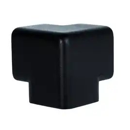 Narożnik typu H, 3D, czarny